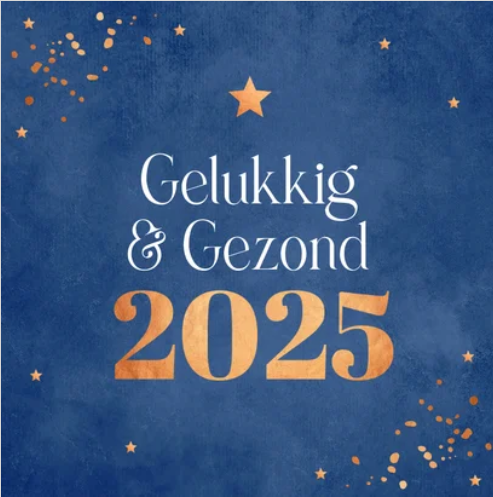 Een gelukkig en gezond 2025!