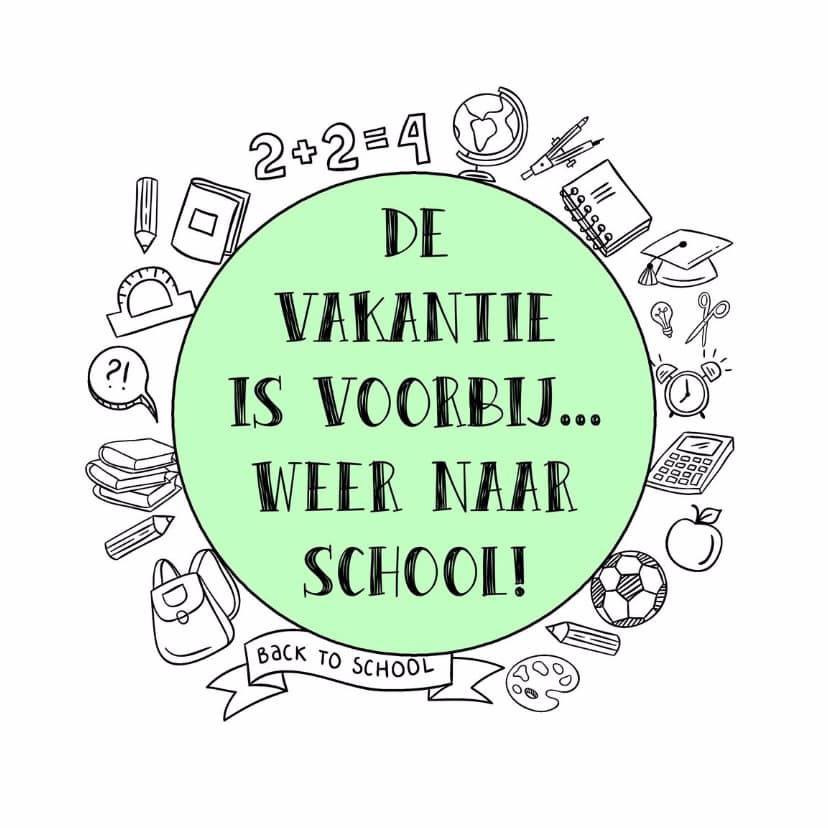 📢 Reminder: De school gaat morgen weer open!