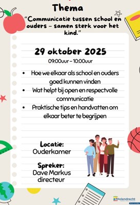 1e thema ouderinloop - communicatie